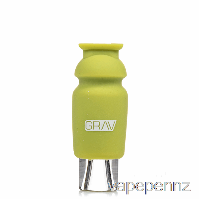 GRAV Silicone-Capped Glass Crutch Avocado Green VAPE NZ